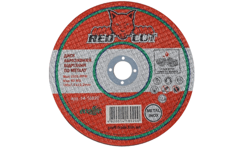 Круг відрізний по металу Red Cut 180х1,6х22,2