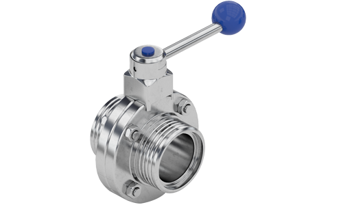 Клапан дисковий G-G DN 25 AISI 304/304L, AWH, 3003 0506 1, VMQ (Silicone)