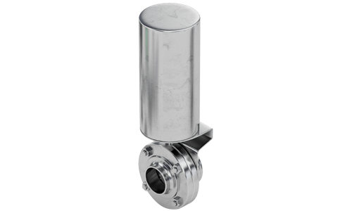 Клапан дисковий G-S DN 25 SMS AISI 304/304L, VMQ (Silicone)