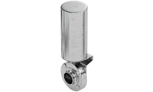 Клапан дисковий S-S DN 65 з пневмоприводом Air/Spring AISI 304/304L, VMQ (Silicone)