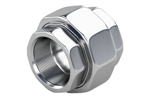 Різьбове з' єднання зовн./внутр. різьба 1/2" плоске AISI 304/304L, в/з ущ. тефлон