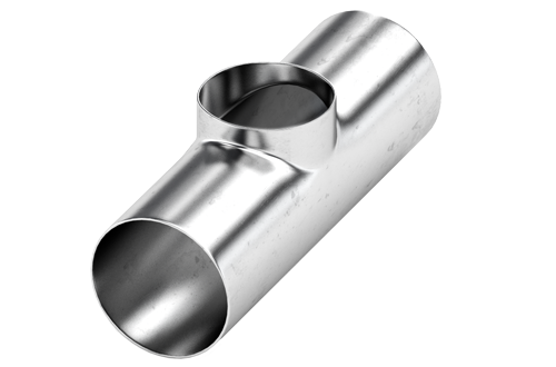 Трійник короткий101,6 х 2 AISI 304/304L, полиров. ( polished ), SMS