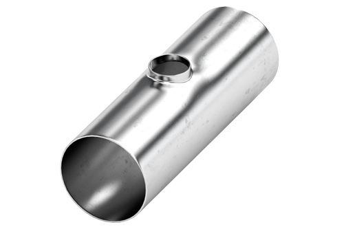 Тройник редукційний 70х40х70 AISI 304/304L