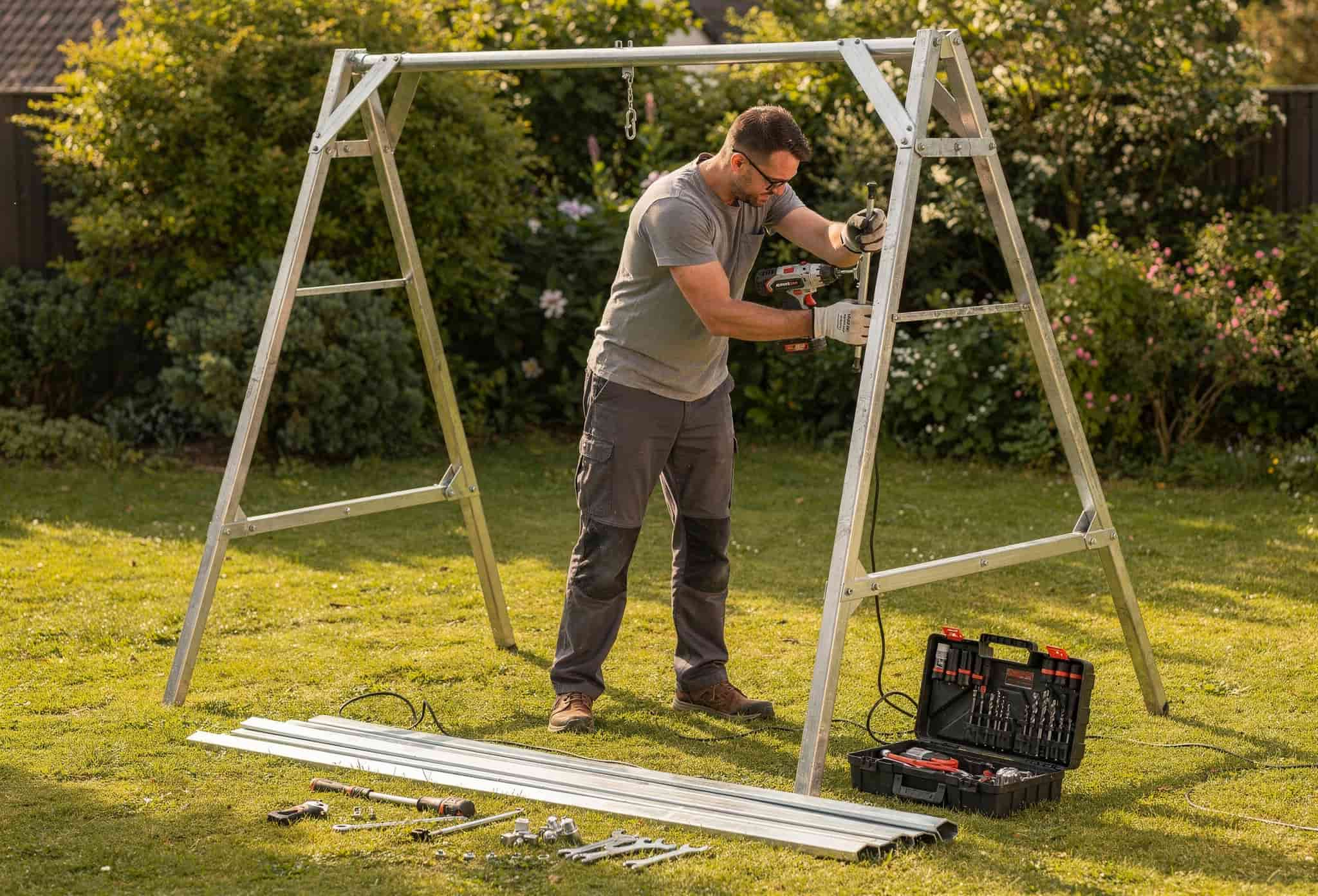 виготовлення гойдалки